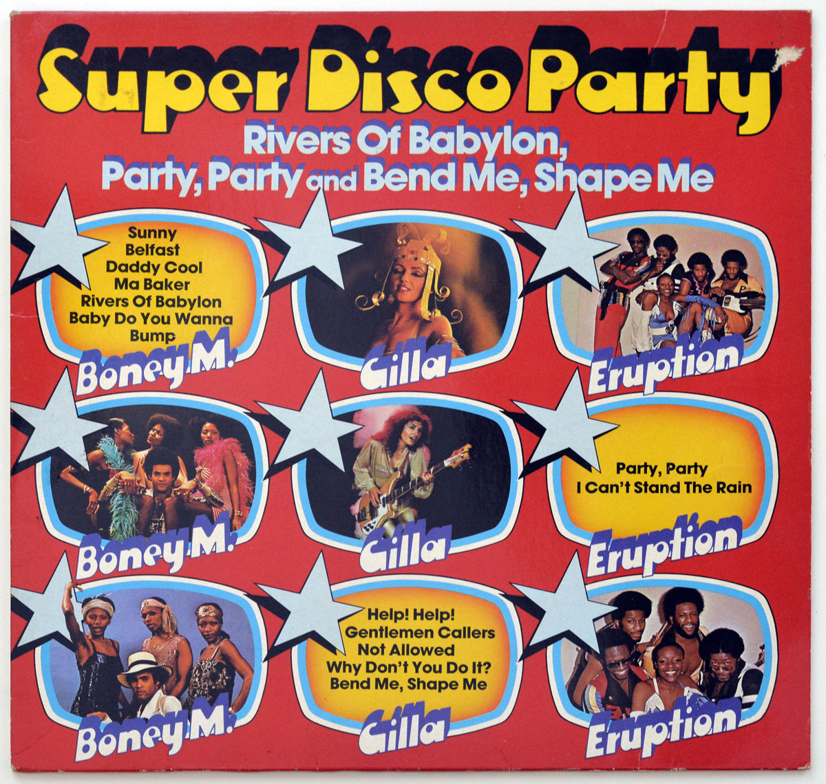 Front Cover Photo Of VARIOUS ARTISTS - Super Disco Party with Boney M and Eruption 